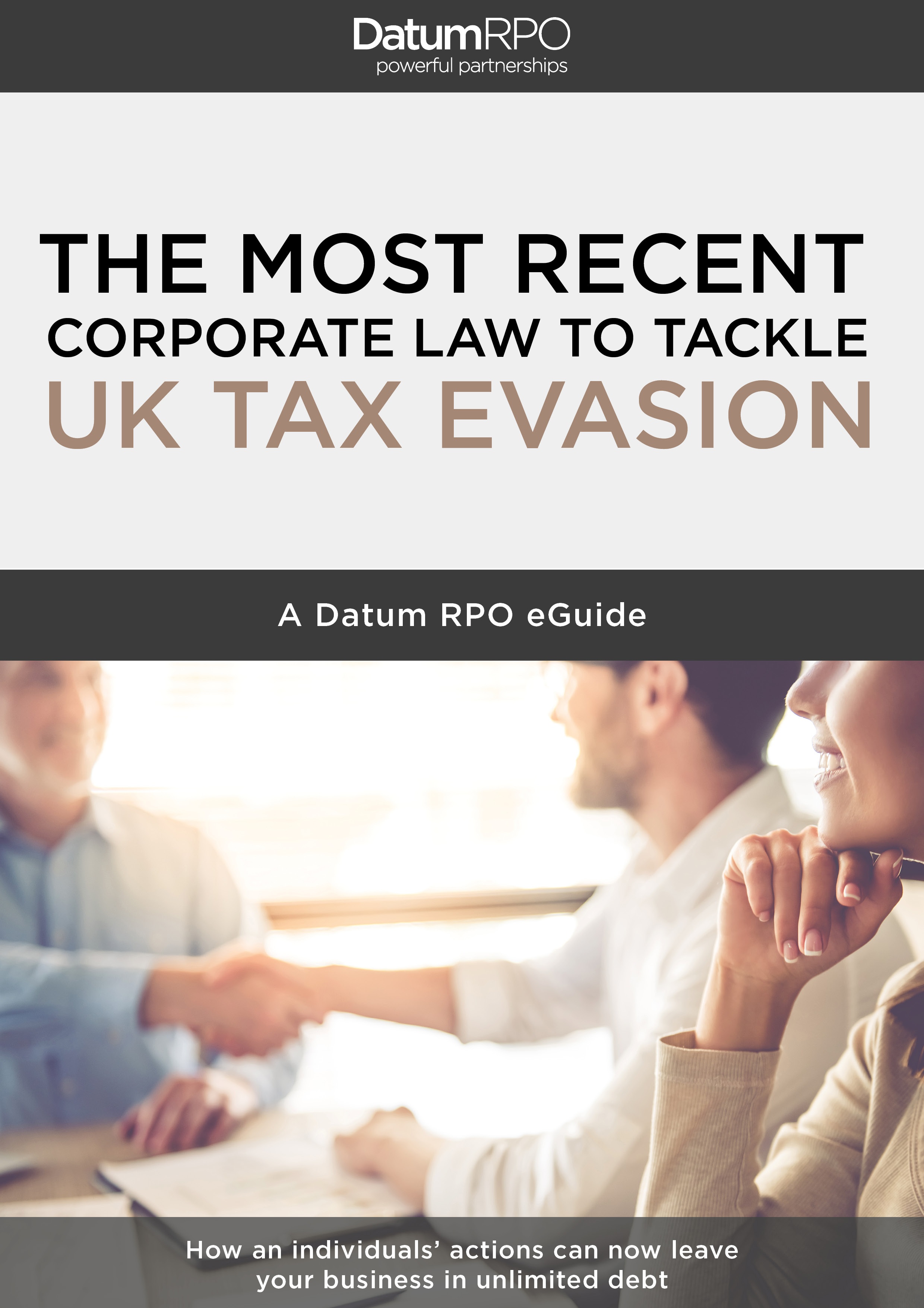 'The Failure to Prevent Tax Evasion'